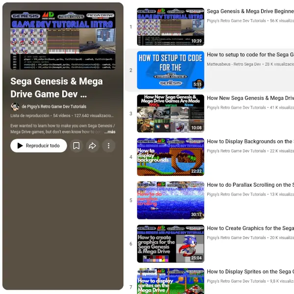 Sega Genesis & Mega Drive Game Dev