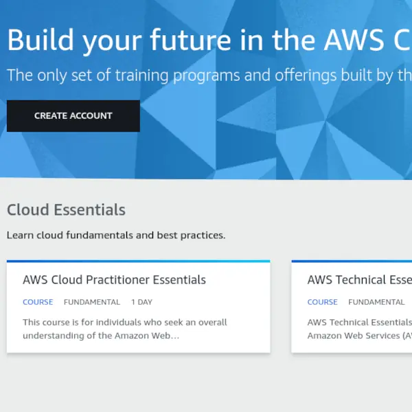 AWS training and certification