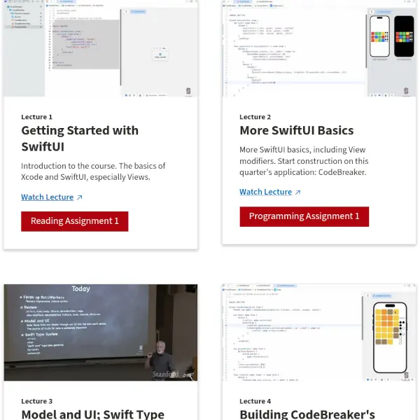Developing Apps for iOS - Standford
